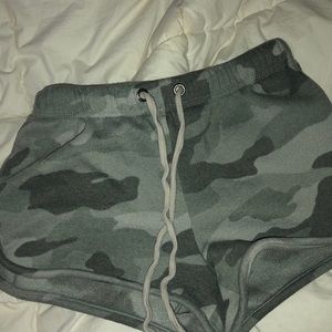 Camo booty shorts